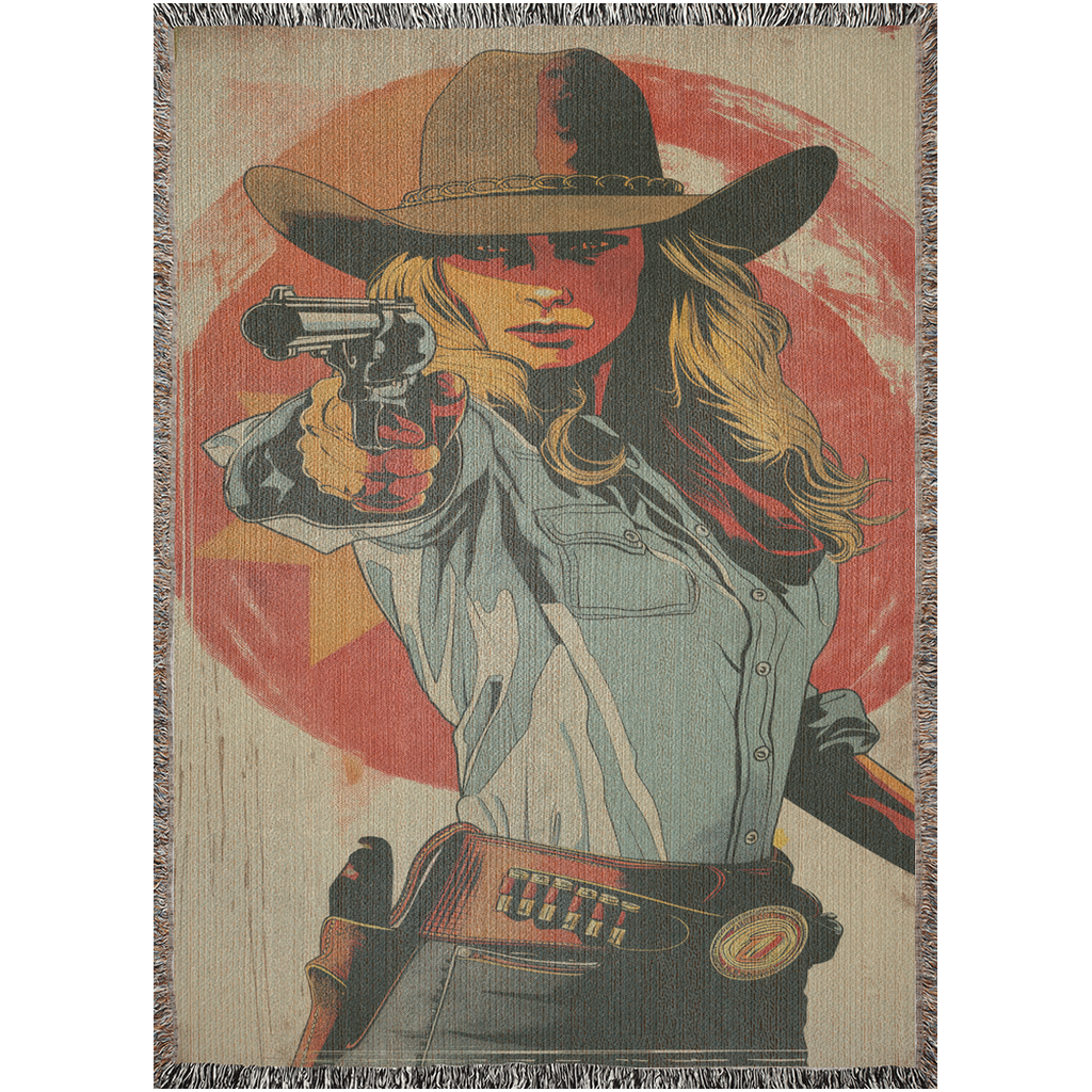 Western Vibes: Cowgirl Blanket | Badass Blankets