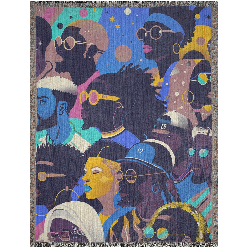 Black Folks Blanket - Comfy Throw | BadassBlankets.store