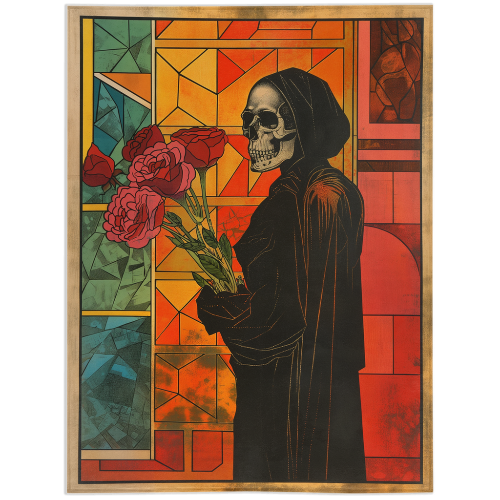 Enigmatic Art Blankets: Death & Beauty | Badass Blankets