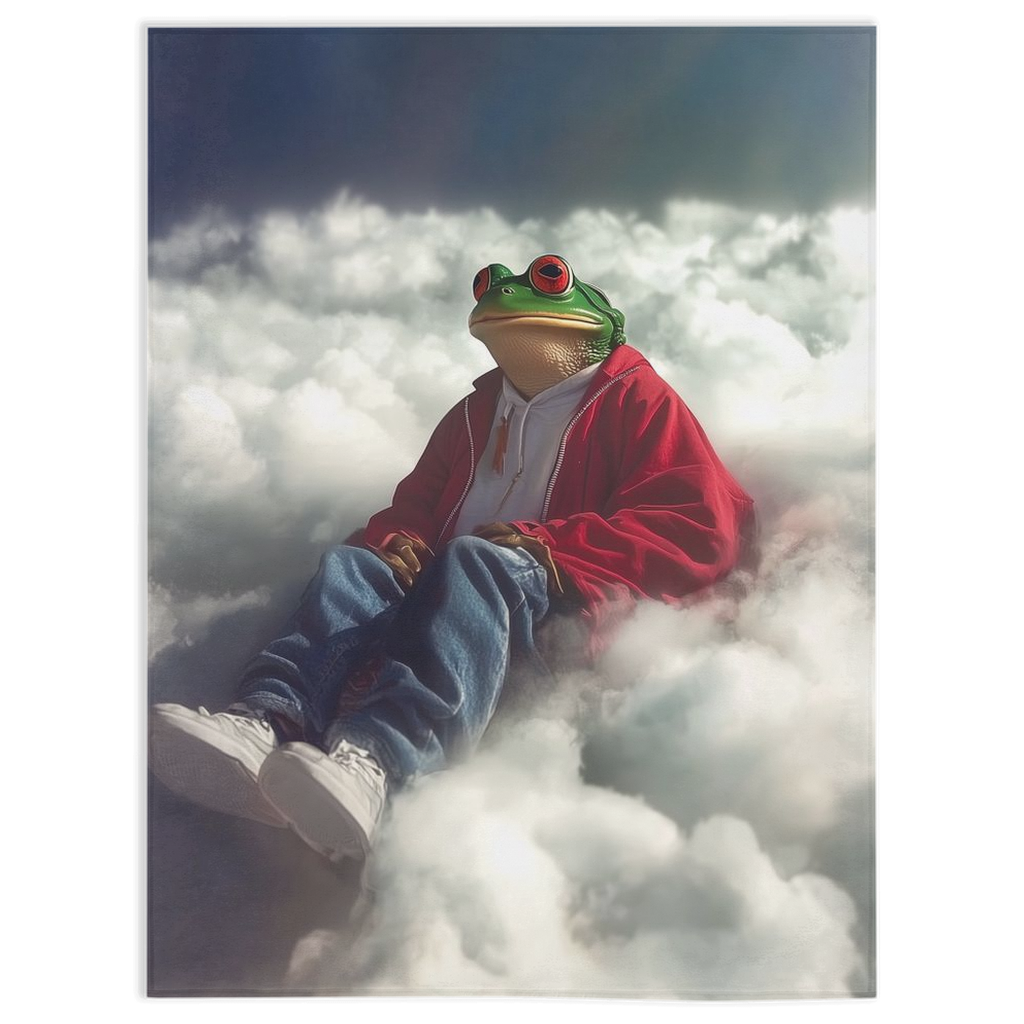 Chill Like a Frog: Cloud Blanket | Badass Blankets