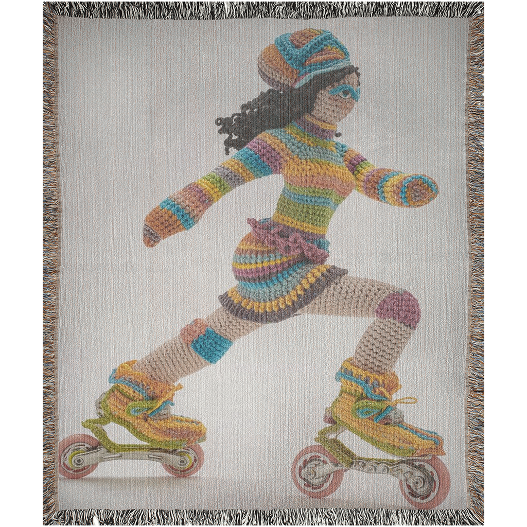 A Rollerskating Jam - Stylish Blankets | BadassBlankets