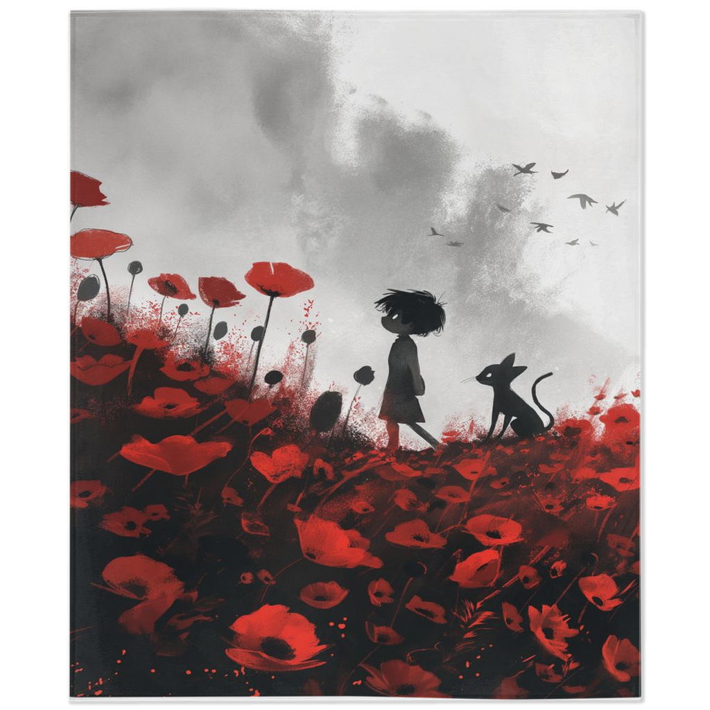 Little boy in the field