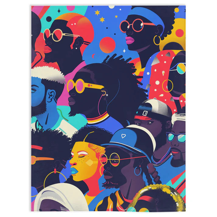 Celebrate Black Culture - Black Folks Blanket