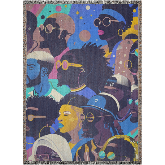 Black Folks Blanket - Comfy Throw | BadassBlankets.store