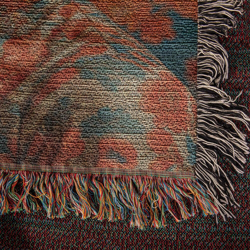 Beautiful Asian Art Print Woven Blanket – Badass Blankets