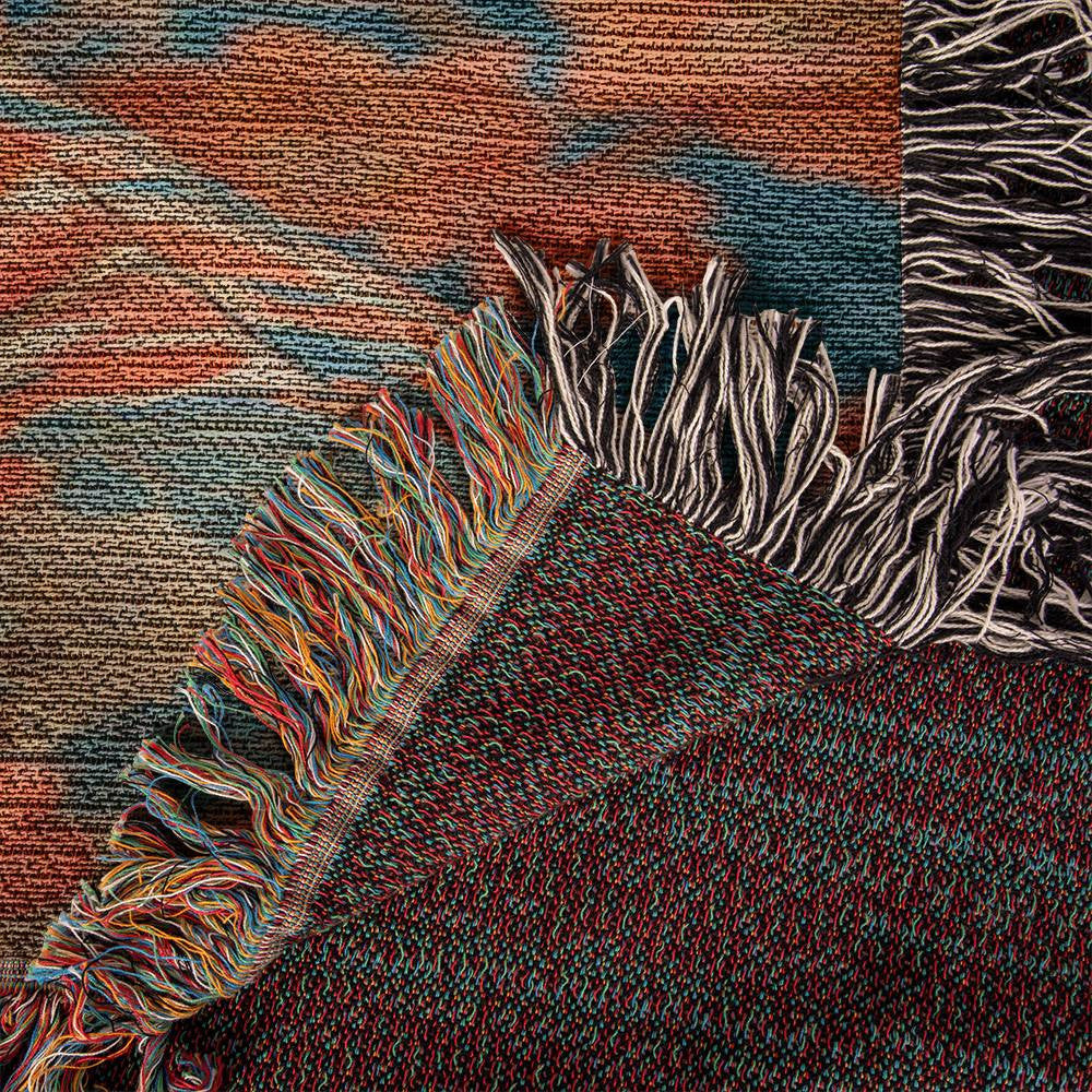 Beautiful Asian Art Print Woven Blanket – Badass Blankets