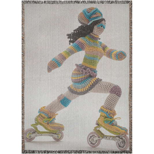 A Rollerskating Jam - Stylish Blankets | BadassBlankets
