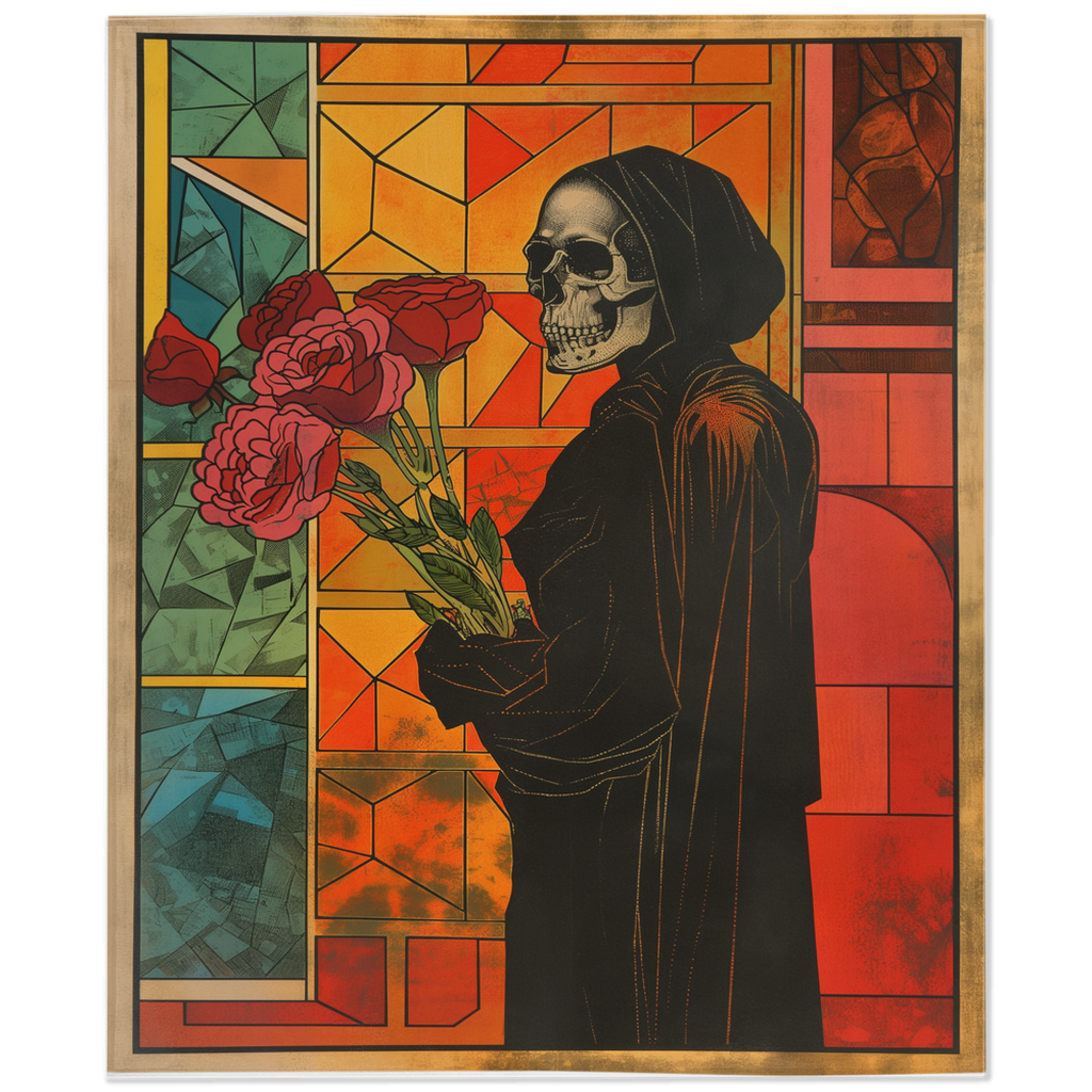 Enigmatic Art Blankets: Death & Beauty | Badass Blankets
