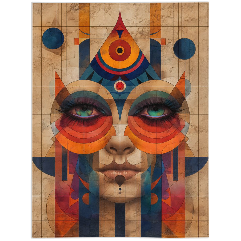 Fancy Geometrical Design Blanket | BadassBlankets.store