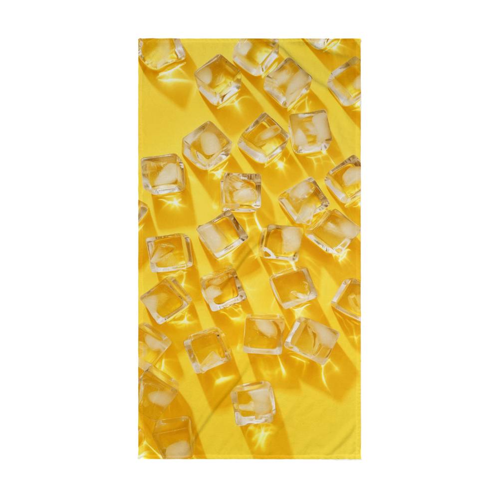 Ice Cubes on the beach