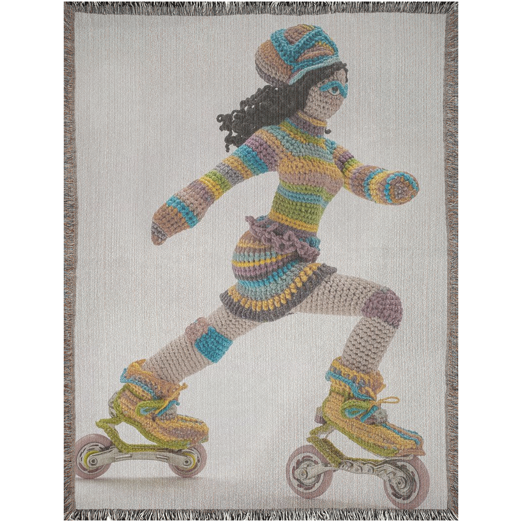 A Rollerskating Jam - Stylish Blankets | BadassBlankets