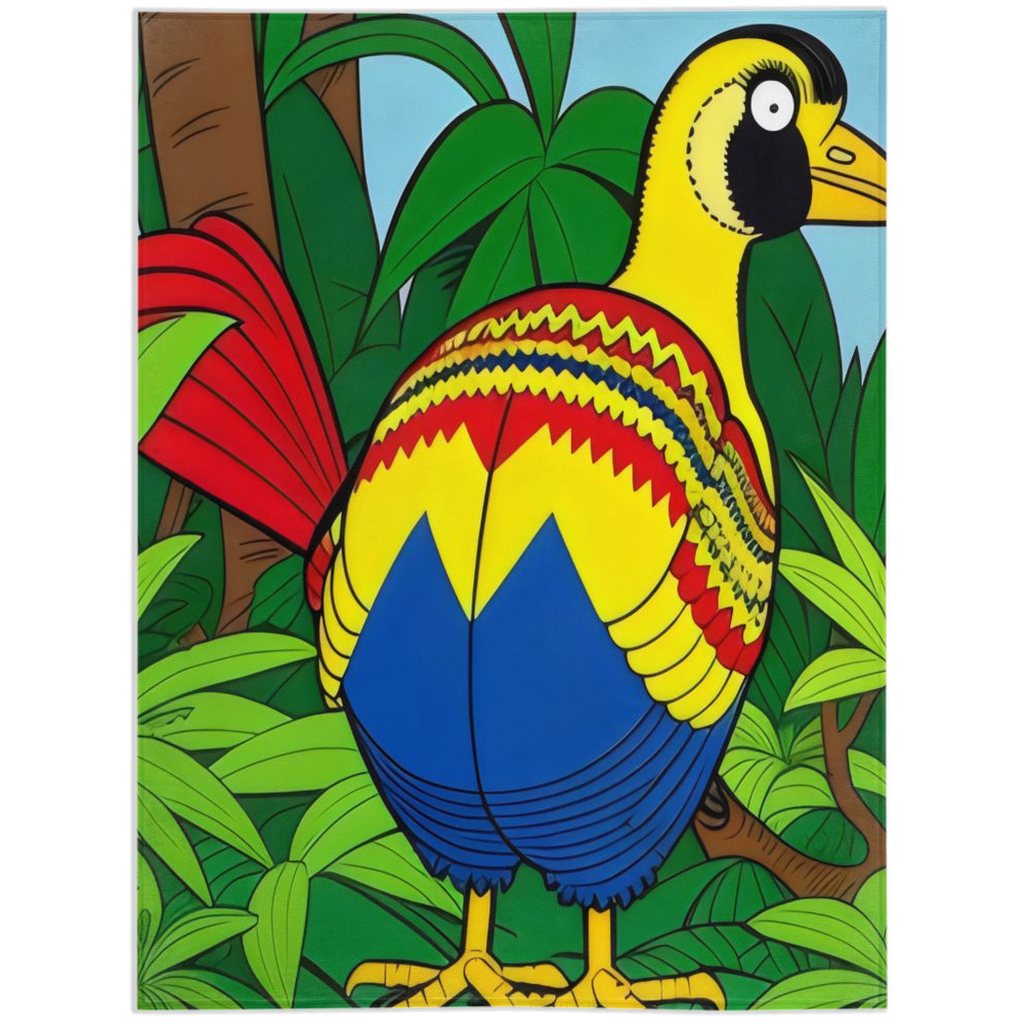 Cheeky Birdie Blanket: Fun & Feathery | Badass Blankets