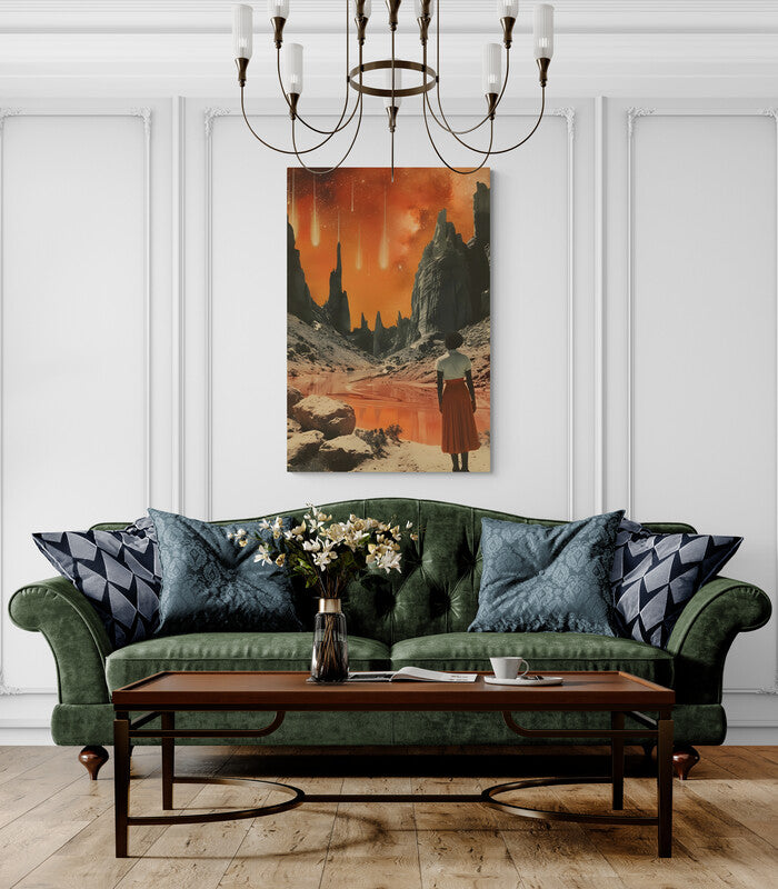 Canvas Wrap Housewive in Space