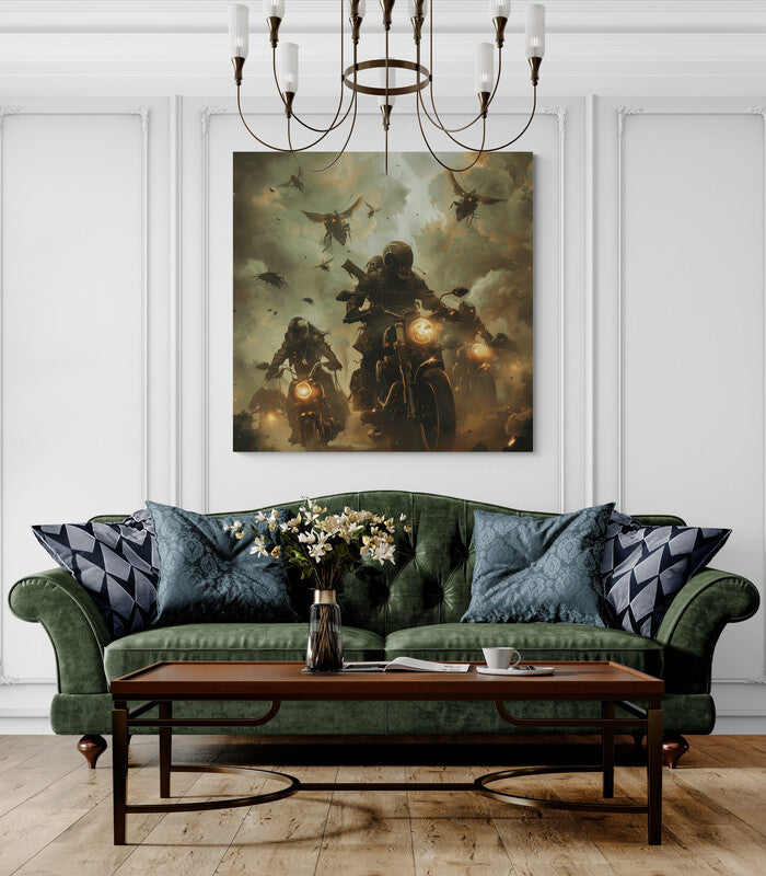 Canvas Wrap Bikers - Biker Gift Ideas | Badass Blankets