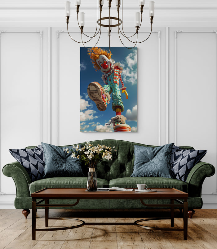 Metal Print Big foot life