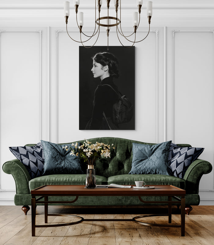 Metal Print Beatiful Backpack