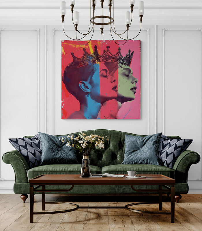 Canvas Wrap Girl with a crown