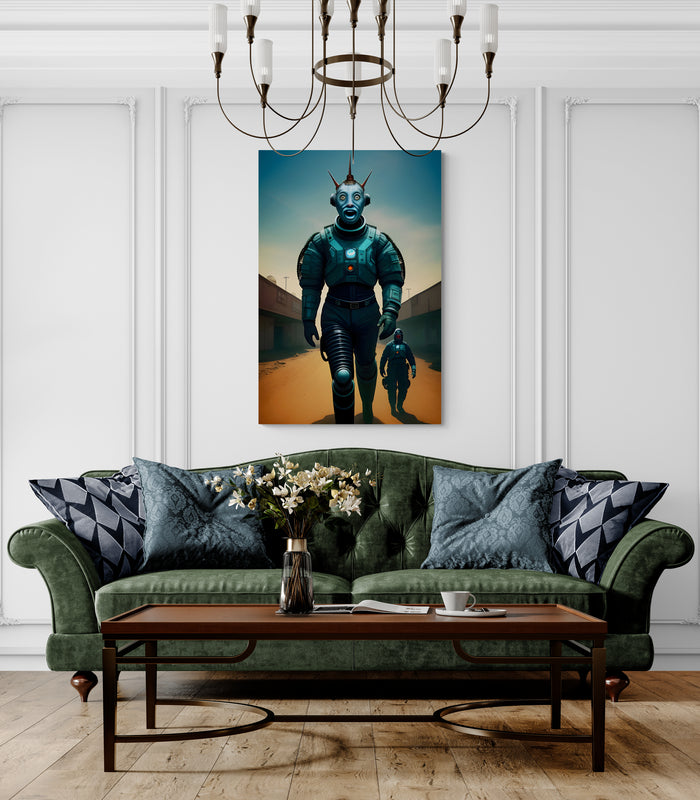 Metal Print Everything in walking distance