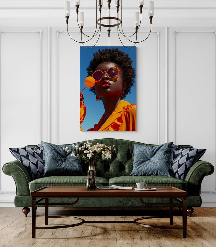 Metal Print Lollipop 1/4