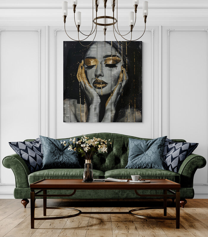 Canvas Wrap - Girl from the Newspaper | Badass Blankets