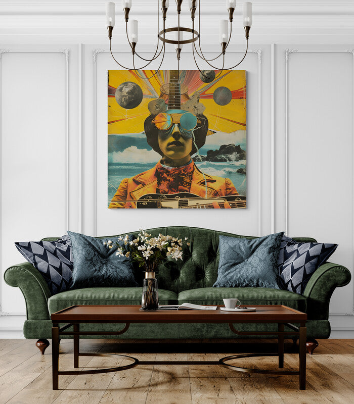 Canvas Wrap Guitar on my mind