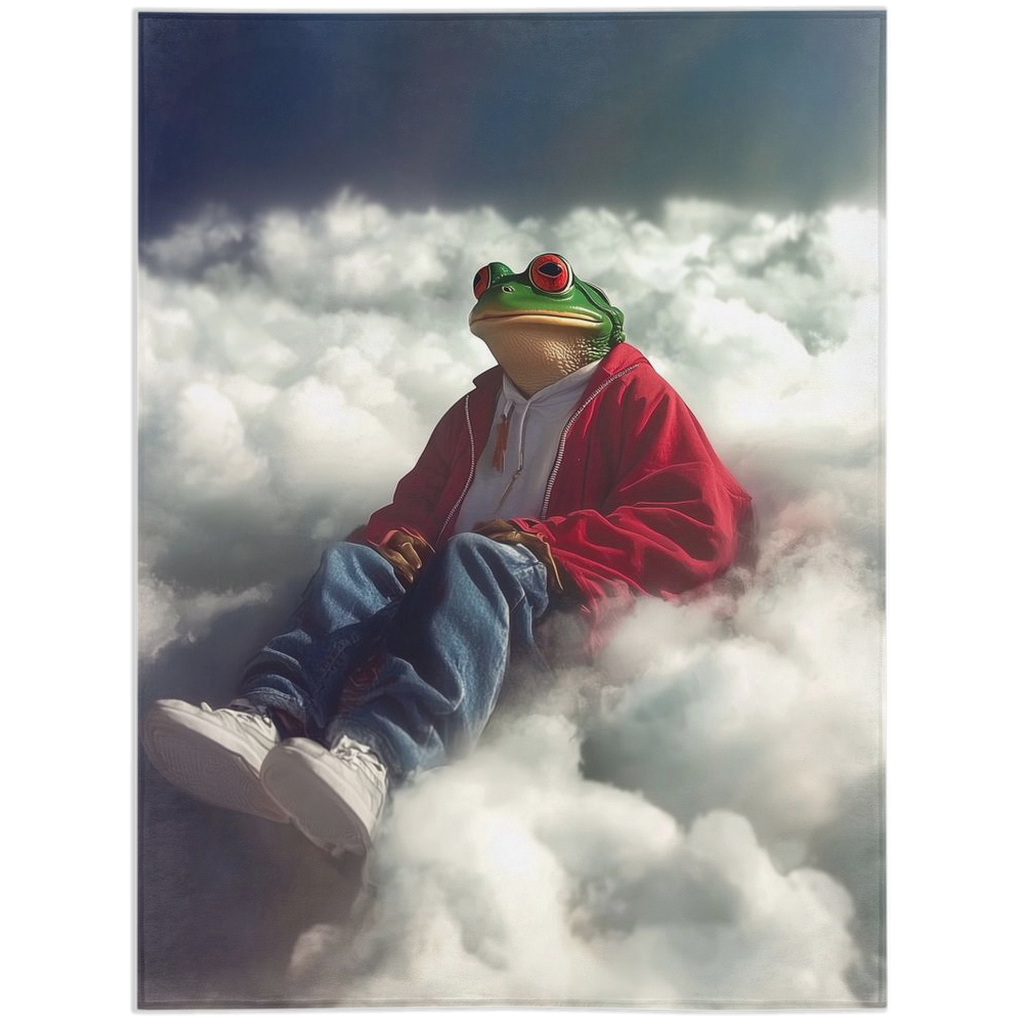 Chill Like a Frog: Cloud Blanket | Badass Blankets