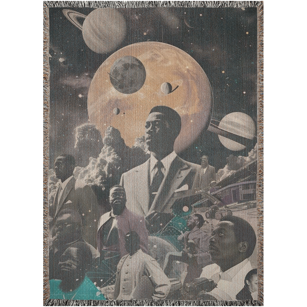 Black in Space -Super Soft & Cozy  | Badass Blankets