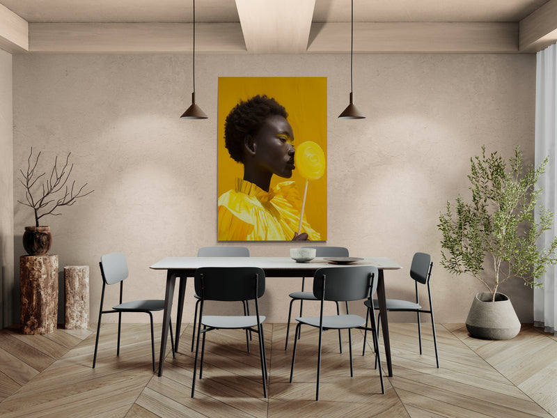 Metal Print Lollipop 3/4