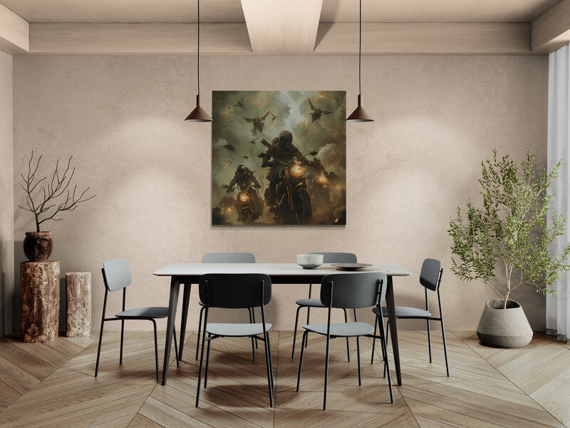 Canvas Wrap Bikers - Biker Gift Ideas | Badass Blankets