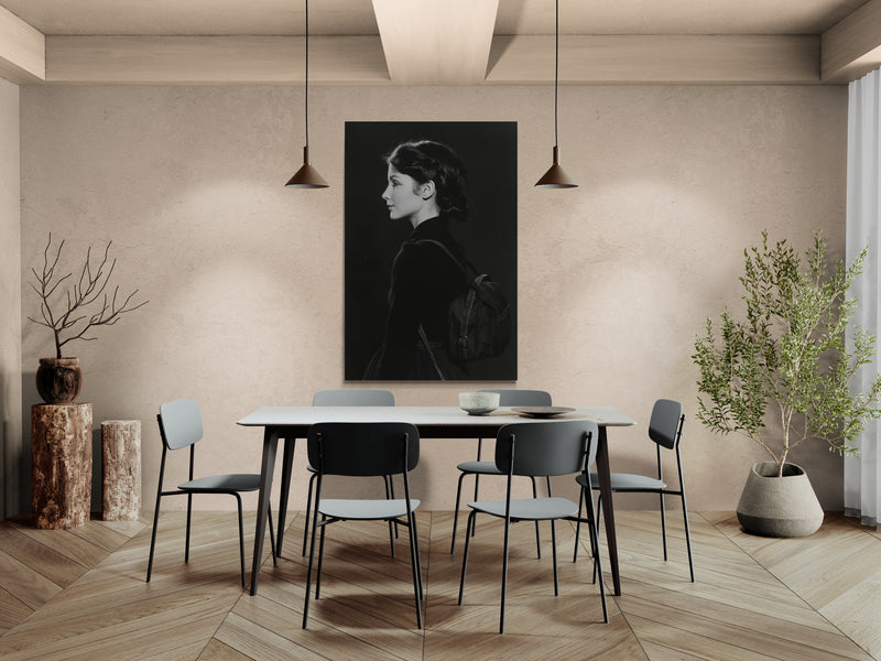 Metal Print Beatiful Backpack