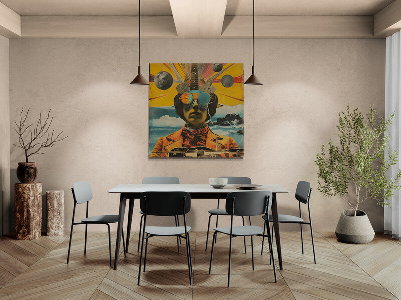 Canvas Wrap Guitar on my mind