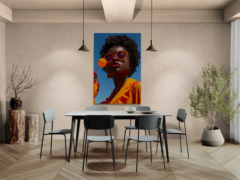 Metal Print Lollipop 1/4