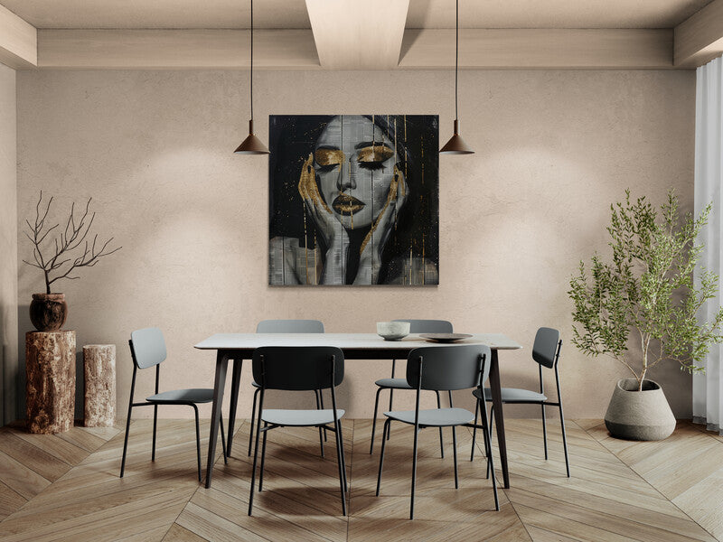 Canvas Wrap - Girl from the Newspaper | Badass Blankets