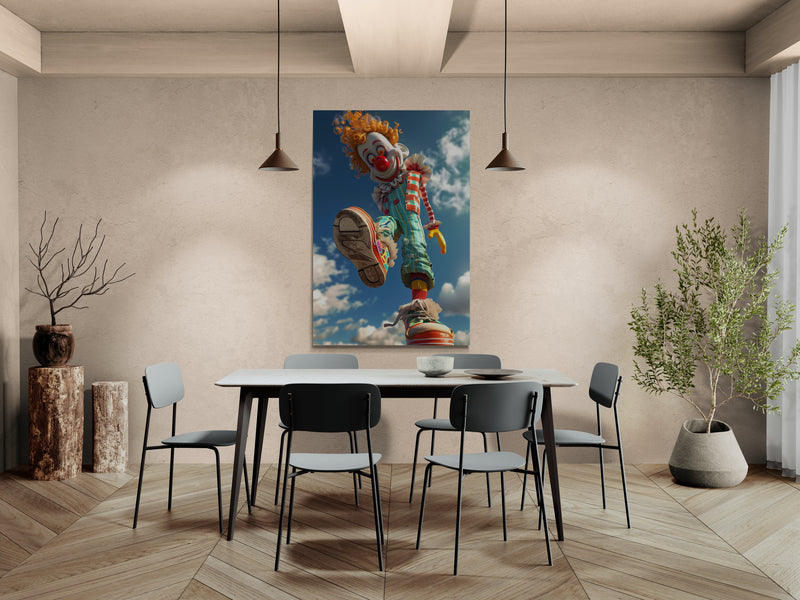 Metal Print Big foot life