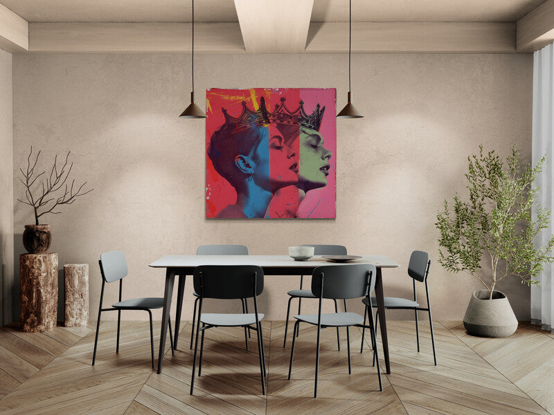 Canvas Wrap Girl with a crown