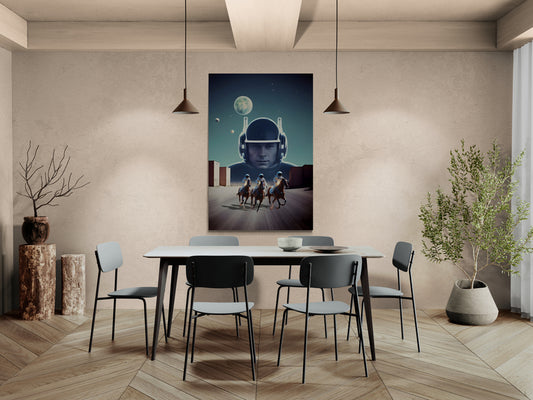 Giclee Art Print Space Riders