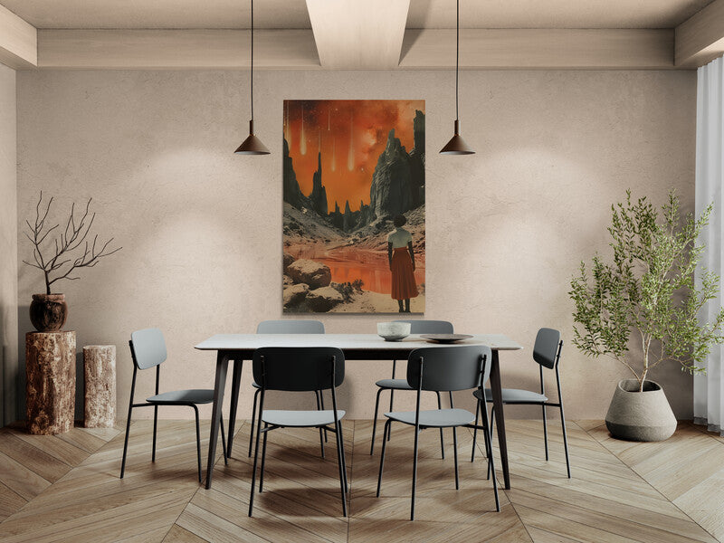 Canvas Wrap Housewive in Space