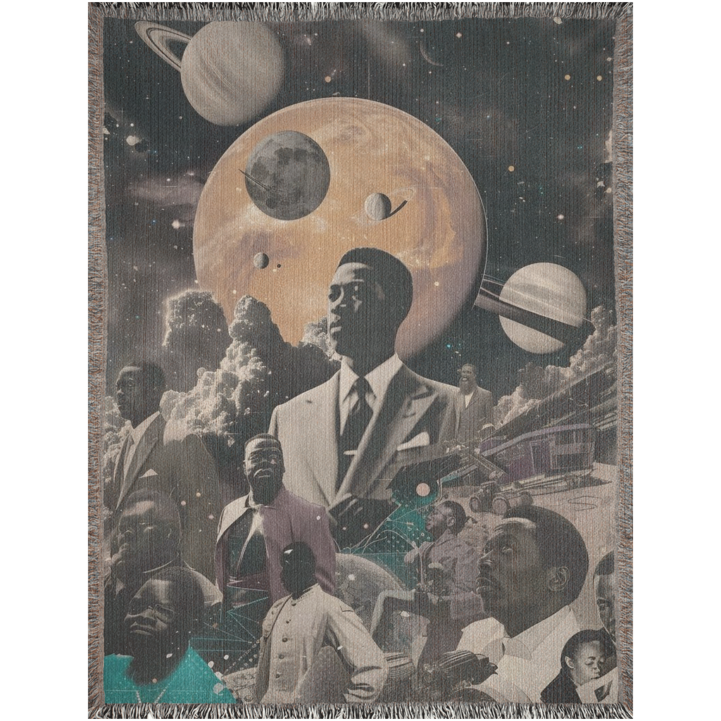 Black in Space -Super Soft & Cozy  | Badass Blankets