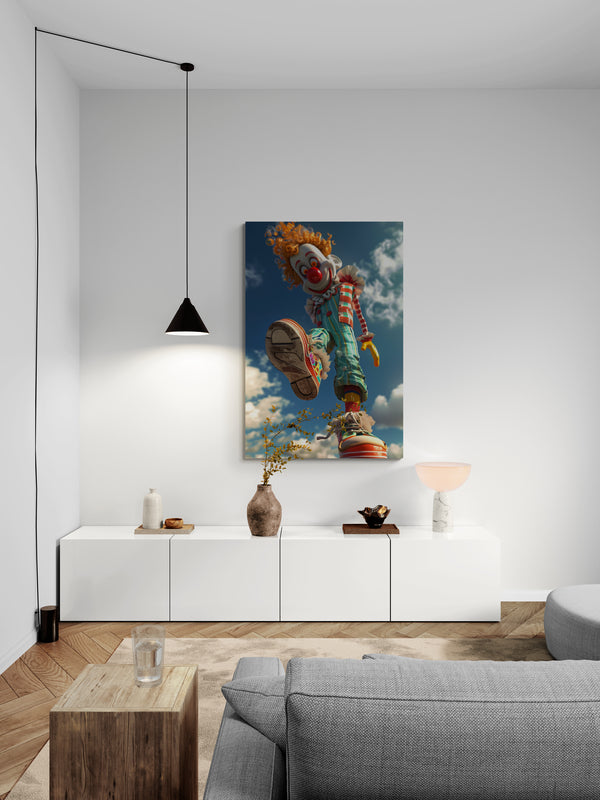 Metal Print Big foot life