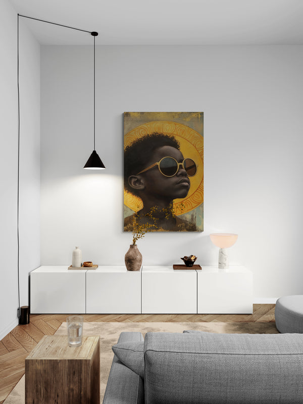 Metal Print If the sun could reflect the future