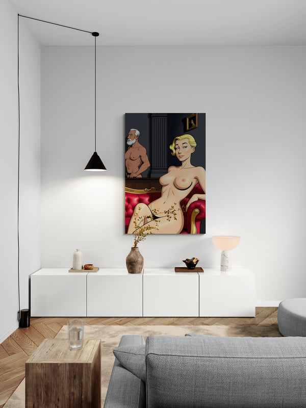 Giclee Art Print Blue Pill