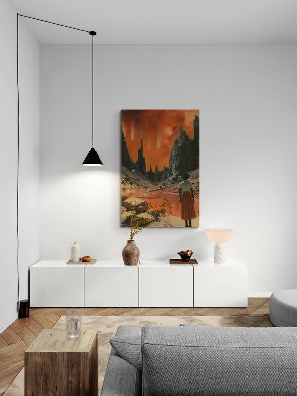 Canvas Wrap Housewive in Space