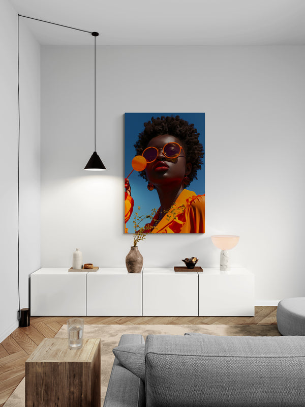 Metal Print Lollipop 1/4