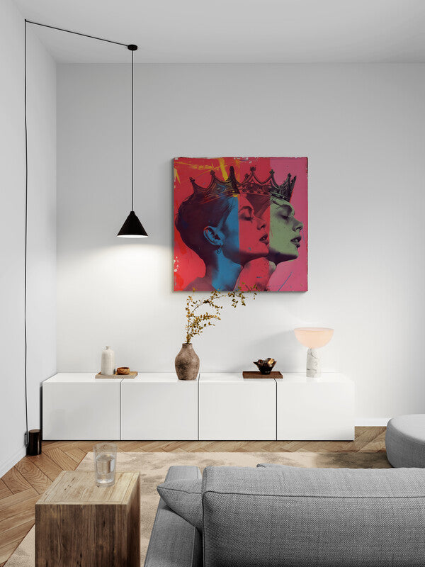 Canvas Wrap Girl with a crown