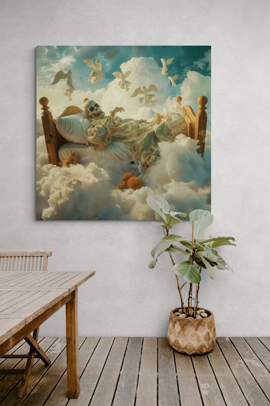 Canvas Wrap Cloud Sleeper - Art Prints | Badass Blankets
