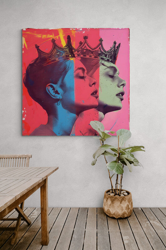 Canvas Wrap Girl with a crown