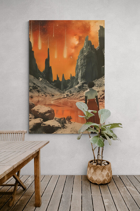 Canvas Wrap Housewive in Space