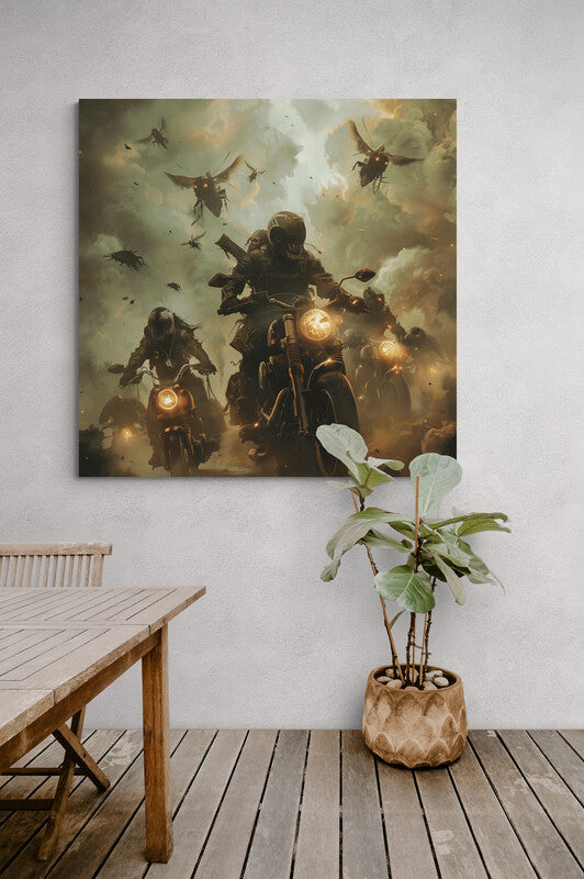 Canvas Wrap Bikers - Biker Gift Ideas | Badass Blankets