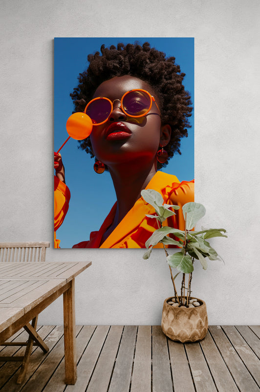 Metal Print Lollipop 1/4