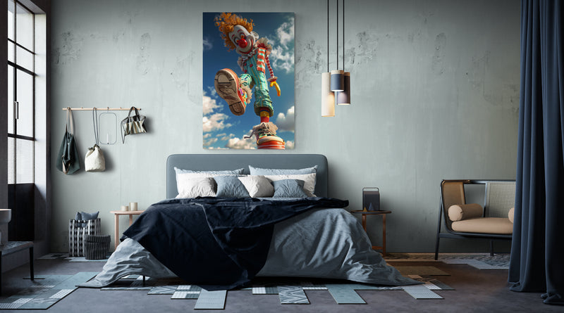 Metal Print Big foot life